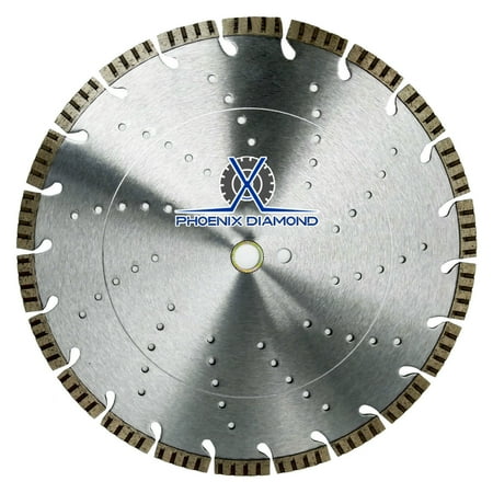 

12” Turbo Segmented Diamond Blade Teardrop Keyhole Gullet General Purpose