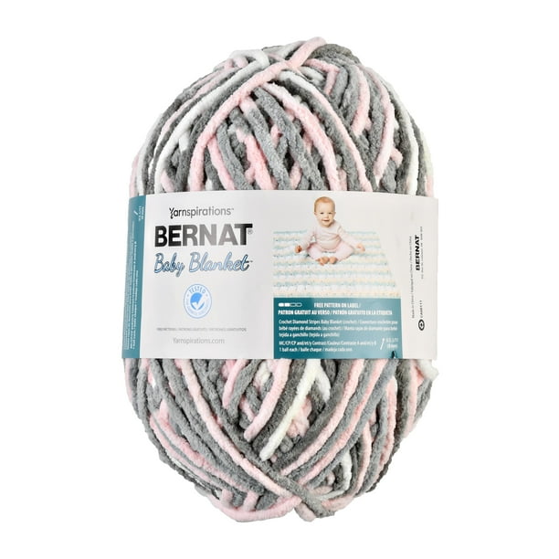 Bernat Baby Blanket Yarn Super Bulky 10 5 Oz Baby Gray Walmart Com Walmart Com