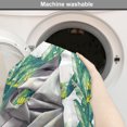 thumbnail image 2 of Tropical Dog Crate Cover, Repetitive Banana Tree Leaves Exotic Fruits Summer Print, Easy to Use Pet Kennel Cover Small Dogs Puppies Kittens, 7 Sizes, Yellow Pale Petrol Blue, by Ambesonne, 2 of 6