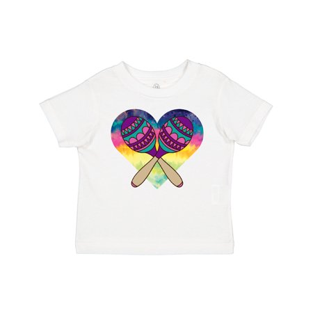 

Inktastic Cinco De Mayo Maracas Heart Gift Toddler Toddler Girl T-Shirt