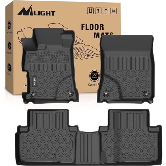 Nilight TPE Floor Mats for Acura ILX 2013 2014 2015 2016 2017 2018 2019 2020 2021 2022 2022, All Weather Custom Fit Heavy Duty Floor Liners