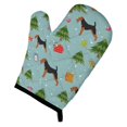 thumbnail image 1 of Christmas Welsh Terrier Oven Mitt, 1 of 1