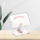 thumbnail image 3 of Adjustable Tablet Stand Support Stand Thickened Metal Base Acrylic Universal Transparent Swivel Tablet Stand Tablet Holder for Tablet Phones, Pink, 3 of 4
