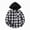 H551-Black, variant on TOWED22 Boys Plaid Flannel Shirts Unisex Kids Long Sleeve Casual Button Down Shirt with Hood,Red,3-6 M