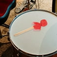 thumbnail image 2 of VERDANVERSE Soft Mallet Percussion Drum Mallet Felt Red 1Pcs Beginners Accessory, 2 of 8