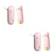 thumbnail image 4 of Billuyoard Paraguas unisex conveniente protección solar eficiente con elegante cápsula de amor forma de cápsula de amor amor rosa claro 8 Amor rosa claro ocho 2Conjunto, 4 of 6