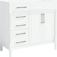 thumbnail image 2 of 36-inch Bathroom Vanity with Adjustable Shelf and Large Storage Space for Bathroom, 2 of 4