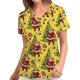 thumbnail image 1 of Puntoco Navidad Moda Mujer Cuello en V Casual Manga corta Impreso Bolsillos Señoras tops Blusa Puntoco Puntoco-5034, 1 of 6