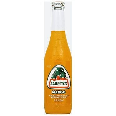 Mexican Refreshment  Jarritos Mango Soda Tropical Flavor, Natural Sparkling Mango Drink - Travel Juice
