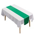 thumbnail image 1 of Paquete de 10 caminos de mesa de satén de 30cm x 275cm, caminos de mesa de cinta para bodas, fiestas, cumpleaños, banquetes, decoraciones para restaurantes y hoteles, 1 of 5