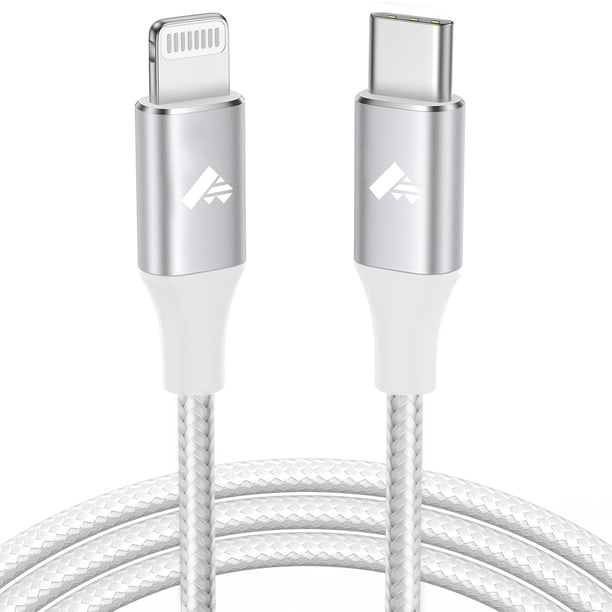 Aioneus Cable USB C a Lightning MFi Certificado, Cable iPhone USB C PD Carga Rápida Tipo C a Lightning Cargador para iPhone 14 Pro Max 13 Mini 12 11 XR X XS Max SE 8 Plus 7 6 5, iPad Pro Air, 1M