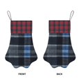 thumbnail image 4 of Dog Paw Decorative Socks 17x11.8in Top With A Strap Design For Easy Hanging For Festive Christmas Party Decorations Darkslateblue Buffalo Plaid Check Tartan Scotland_2, 4 of 8