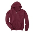 thumbnail image 1 of Hanes Comfortblend EcoSmart Chandail à Capuchon à Fermeture à Glissière Intégral pour Enfants, m, Bordeaux, 1 of 4