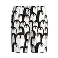 thumbnail image 6 of Daiia Cartoon Penguin Mens Woven Stretch Pajama Short,Short Pajama Pants-4X-Large, 6 of 7