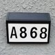 thumbnail image 3 of Lámpara Señal de dirección LED Iluminación de puerta de jardín Luz de placa de número de casa impermeable solar Ndcxsfigh  Para estrenar, 3 of 9
