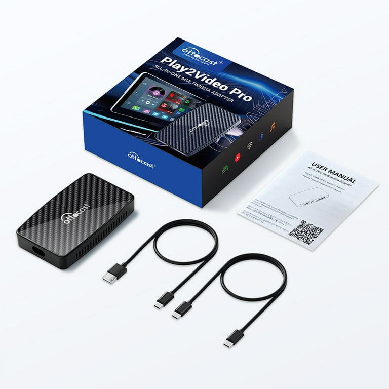 Ottocast Play2Video Pro Wireless CarPlay Android Auto All-in-one