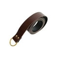 thumbnail image 2 of ITSAME Vintage Belt for Womens, Leather Solid Color Adjustable Knight O-ring Belt Brown Free Size, 2 of 3