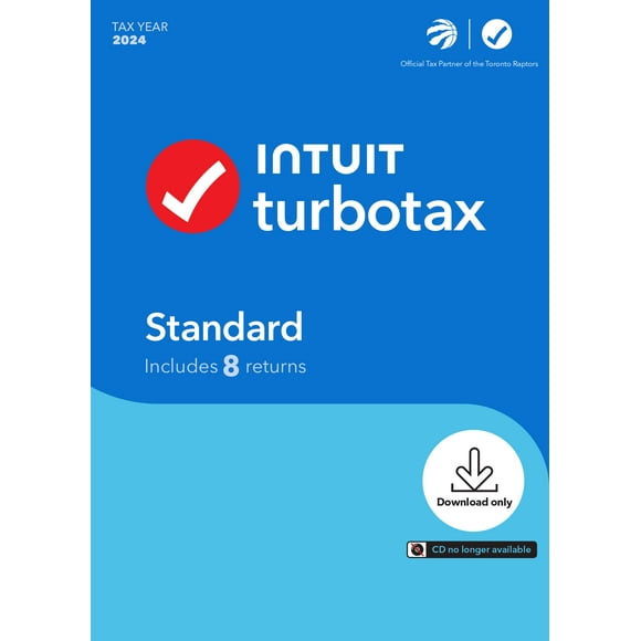 TurboTax Standard 2024 - 8 Returns - English - Windows, Standard 2024