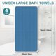 thumbnail image 3 of Uxcell 4-Pack Toallas de Baño Grandes a Rayas, 35 x 70 in Toalla de Baño de Franela de Coral Suave de Lujo para Ducha/Sauna/Piscina/Playa [Azul], 3 of 6