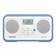 thumbnail image 2 of Sangean PR-D19BU FM Stereo/AM Digital Tuning Portable Radio with Protective Bumper (White/Blue), 2 of 3