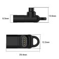 thumbnail image 4 of Adaptador USB typc a convertidor de carga macho apto para Garmin Fenix ​​Quatix Vivoactive1PC esquí esquí Gafas de esquí, 4 of 5
