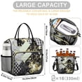 thumbnail image 5 of Pioneer Flower Floral Print Pattern Womens Lunch Box for Work,Insulated Large Lunch Bag for Tween and Teen,Loncheras Para Mujer,Leakproof Adult Lunch Bag for Work,Beach,Travel,Picnic,Camping, 5 of 7
