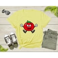 thumbnail image 5 of Cool Funny Happy Ripe Red Tomato Fruit for Men Women Kids T-Shirt Tomato T Shirt Gift for Men Women Kids Boys Girls Tomato Fruit TShirt, 5 of 7