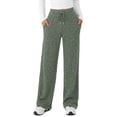 thumbnail image 2 of Fantaslook Fall Wide Leg Pants for Women Dressy Casual Lounge Pants Stretchy Elastic Drawstring Trousers with Pockets, 2 of 8