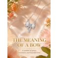 thumbnail image 5 of TANGPOET Butterfly Bowknot Necklace for Women 925 Sterling Silver, 5 of 5