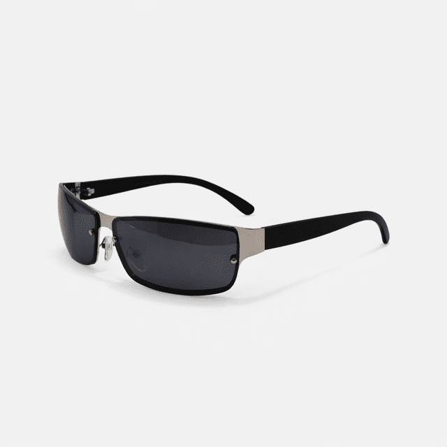 Gafas de sol Sport Black Metal para hombre