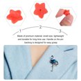 thumbnail image 5 of HIAKDOFT 100PCS Rubber Star Pin Back Red Plastic Easy Installation and Removal Craft Projects Adults, 5 of 5