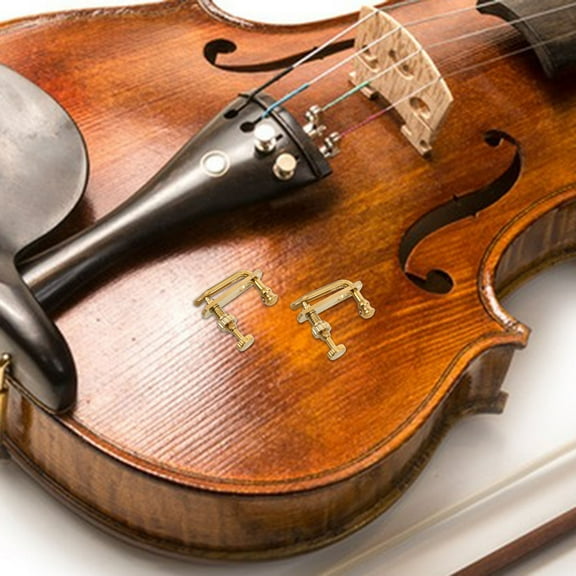 FESTFENDS 4Pcs Violin Fine Tuners Screw for Improved Sound Quality and Precision Tuning in Metal