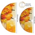 thumbnail image 3 of FMSHPON Thanksgiving Autumn Vegetables Xmas Christmas Tree Skirt Stand Mat for Holiday Party Decoration Indoor Outdoor 36 inches, 3 of 6