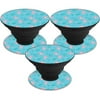 MightySkins POSOCK-Water Flowers Skin Decal Wrap for Pop Sockets Sticker - Pack of 3 - Water Flowers