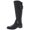 Black, variant on Naturalizer Womens Jessie Leather Round Toe Knee High Fashion Boots