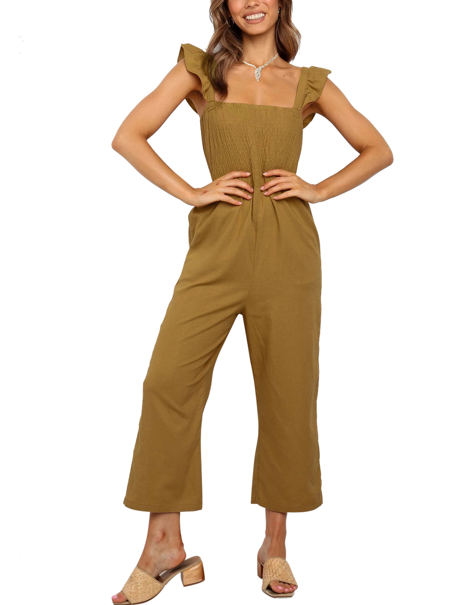 square neck playsuit