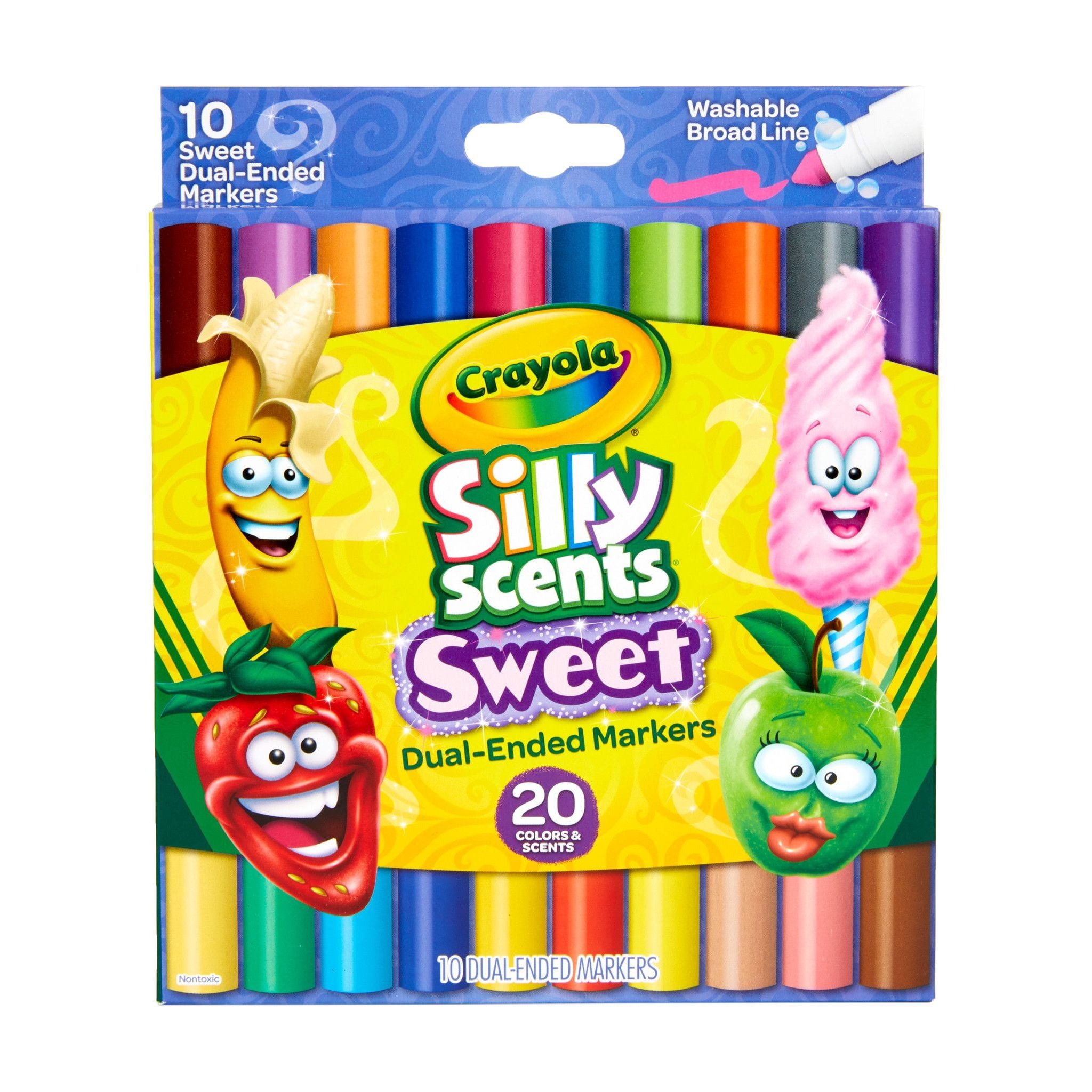 CRAYOLA 58 8267 000 électronique 8 Silly Scents Stink Fin feutres 