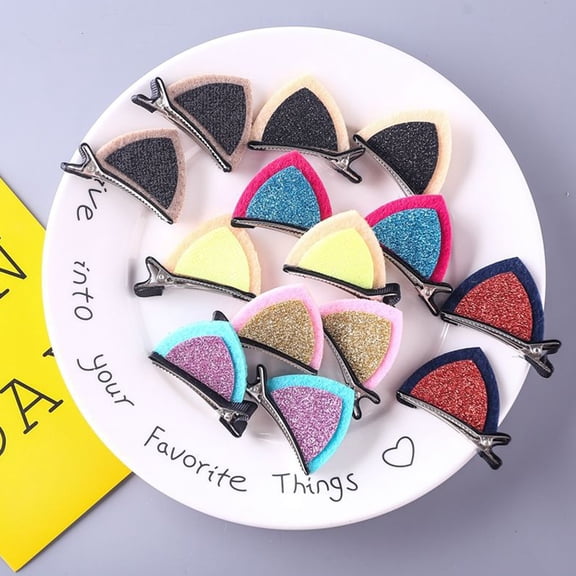 TABLZONE 32pcs Cat Ear Hair Clips and Hair Pins for Women Girls Cute Accessories Set
