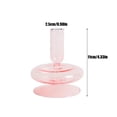 thumbnail image 3 of (Single layer-Purple) Simple and creative glass vase candle holder, 3 of 14