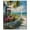 Gallery Wrapped, variant on Local Beach House Colorful Coastal Wall Art Canvas Wall Art by Art Remedy, Black Floater Frame, 17" x 21"
