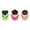 Red,Green,Orange 1R5, variant on 3Pcs Fruit Star Shape Fondant Cake Plunger Mould Cutter Tools, Xinsrenus Under $5! 3Pcs Fruit Star Shape