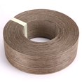 thumbnail image 1 of Skelang Bandas de borde de chapa de madera de nogal, prepegado, termoadhesivo, con adhesivo termofusible, cinta de madera flexible (2"" x 50'), 1 of 5