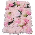 thumbnail image 5 of Miumaeov 12 Pack Artificial Flower Wall Panels 24" x 16" Flower Wall Panel Backdrop Faux Hydrangea and Rose Flower Backdrop Panels for Flower Wall Decor Wedding Party Event Decoration, 5 of 6