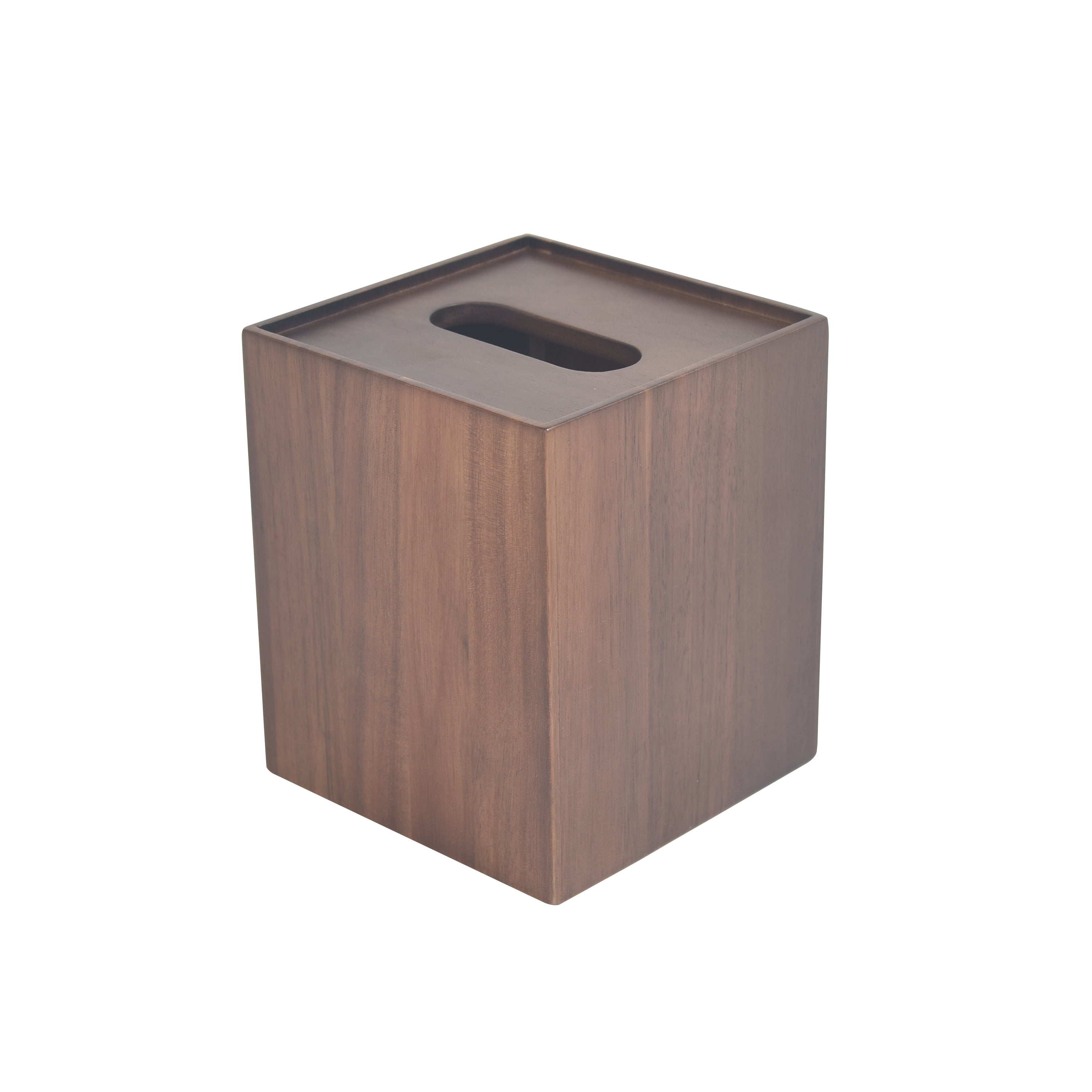 BHG Acacia Wood Tissue Box Cover BHG PL BOITE MOUCH ACACIA