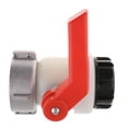 thumbnail image 1 of HILABEE 1000L IBC Tank HDPE Screwable Ball Valve DN50 50mm 2" Inlet Diameter 75mm, 1 of 7