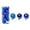 Blue, variant on SPRING PARK 24Pcs Christmas Balls Ornaments for Xmas Tree - Shatterproof Christmas Tree Decorations Large Hanging Ball