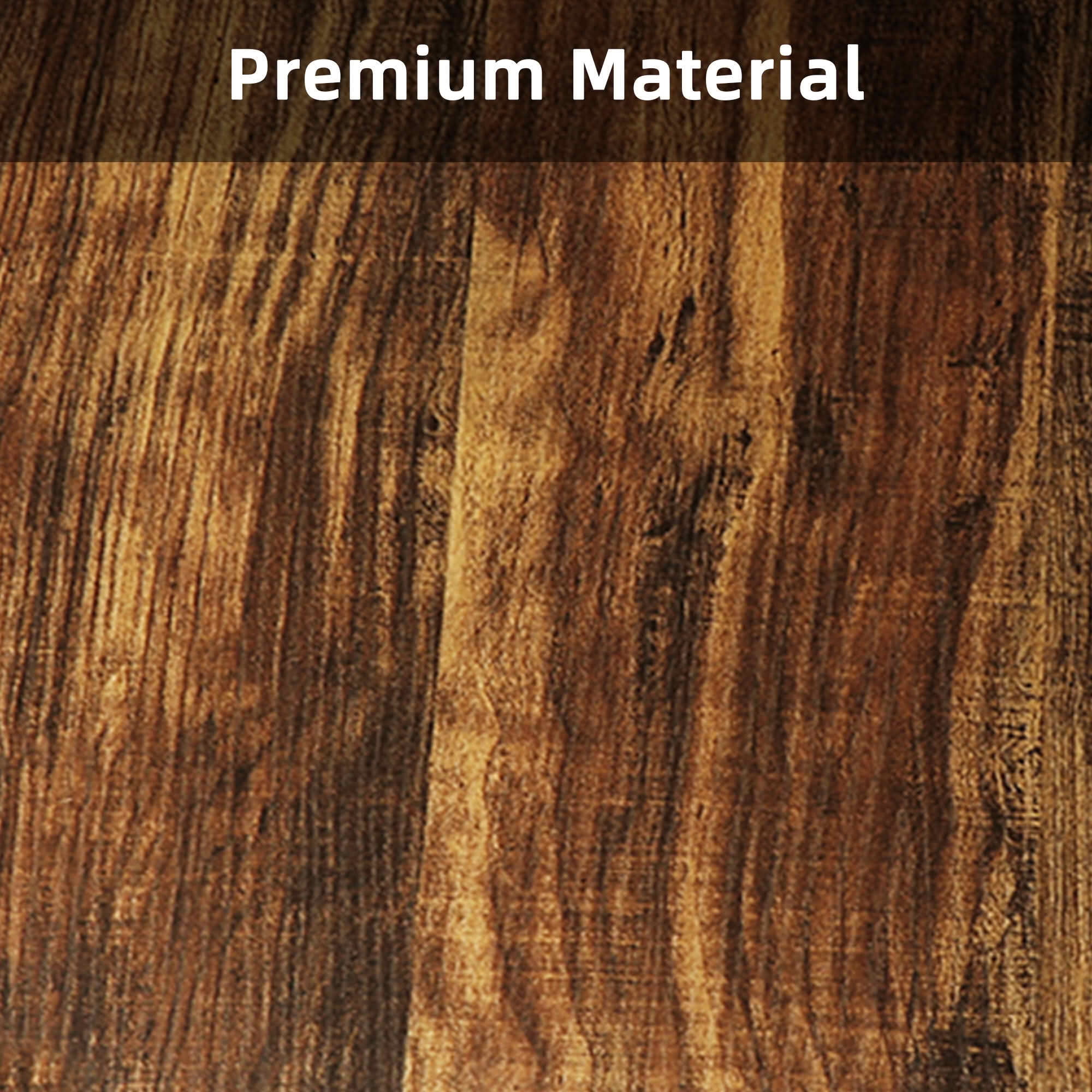 MAYEERTY 23.7" Round Cocktail Pub Table, Space-Saving Modern Rustic Table for Home Bar & Office Lounge, Anti-Wobble Stable Design