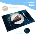 thumbnail image 3 of BaHomeck placemats Set of 4 Mermaid Swimming In The Deep Blue Ocean Cotton Linen rectangle Placemats for Kitchen Dining Table Indoor,Outdoor,18*12inch, 3 of 4