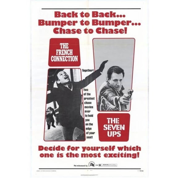 French Connection & 7 Ups Movie Poster - 27 x 40 in.
