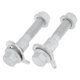 thumbnail image 1 of Kit de pernos excéntricos de suspensión Unique Bargains 0.67" 35CrMoA tono plateado 1 par con 1 junta, 1 of 1